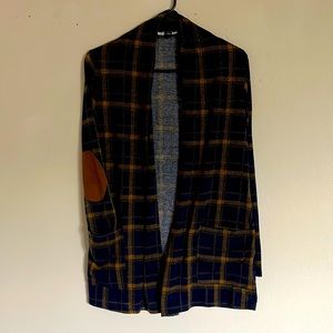 Blue and Yellow Blazer. Size M.